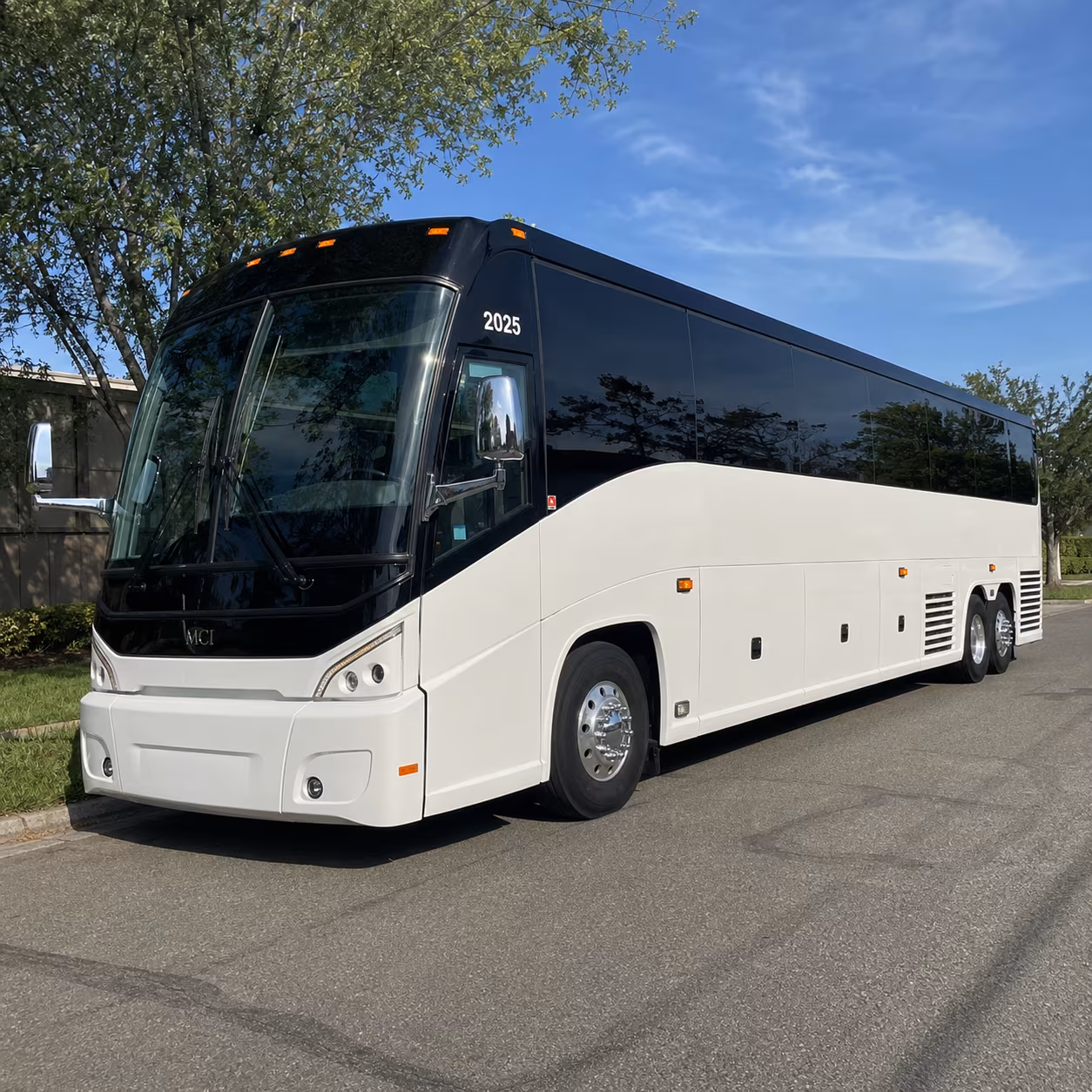 charlotte bus rental service area