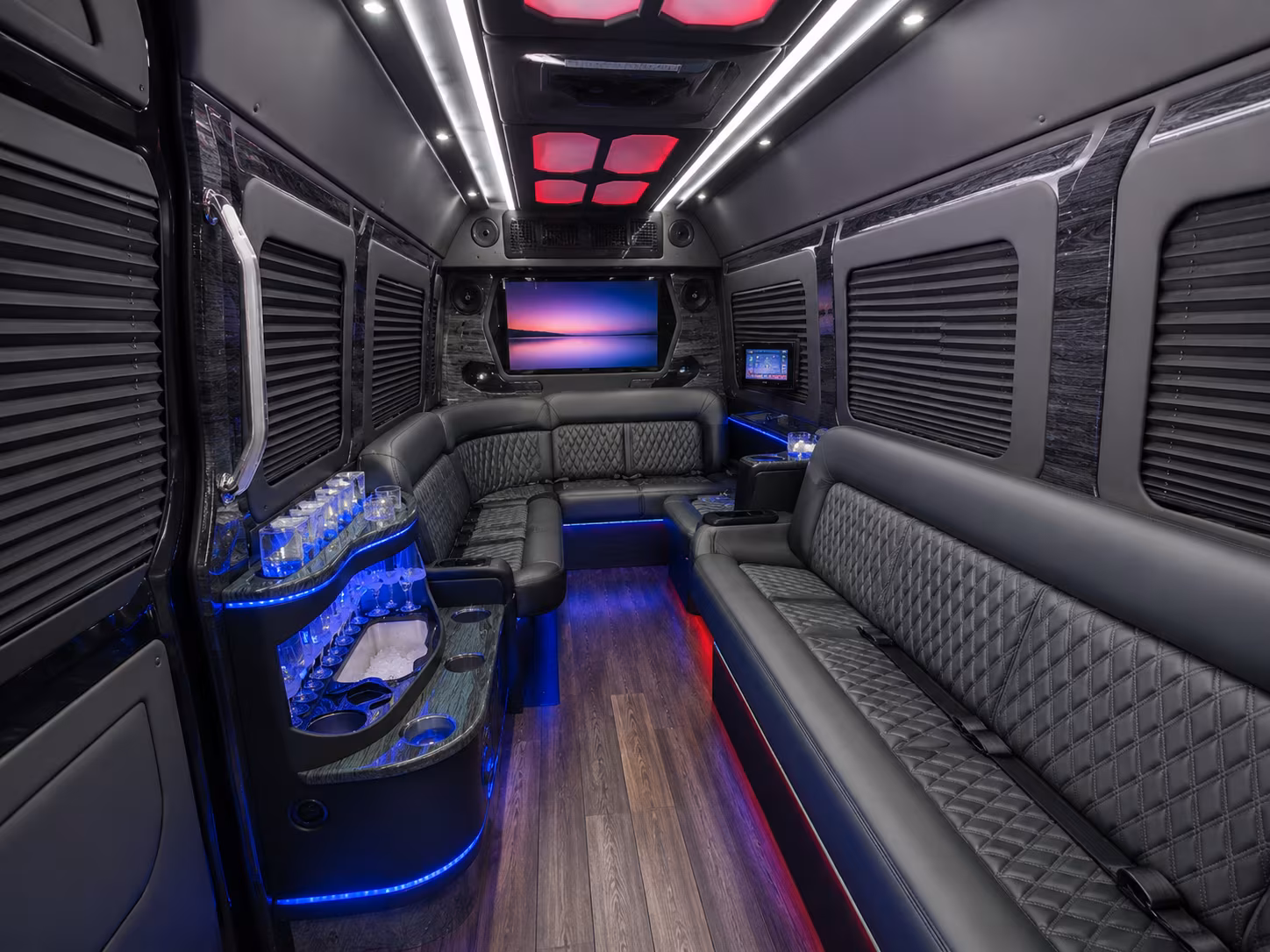charlotte long distance transportation onboard seating