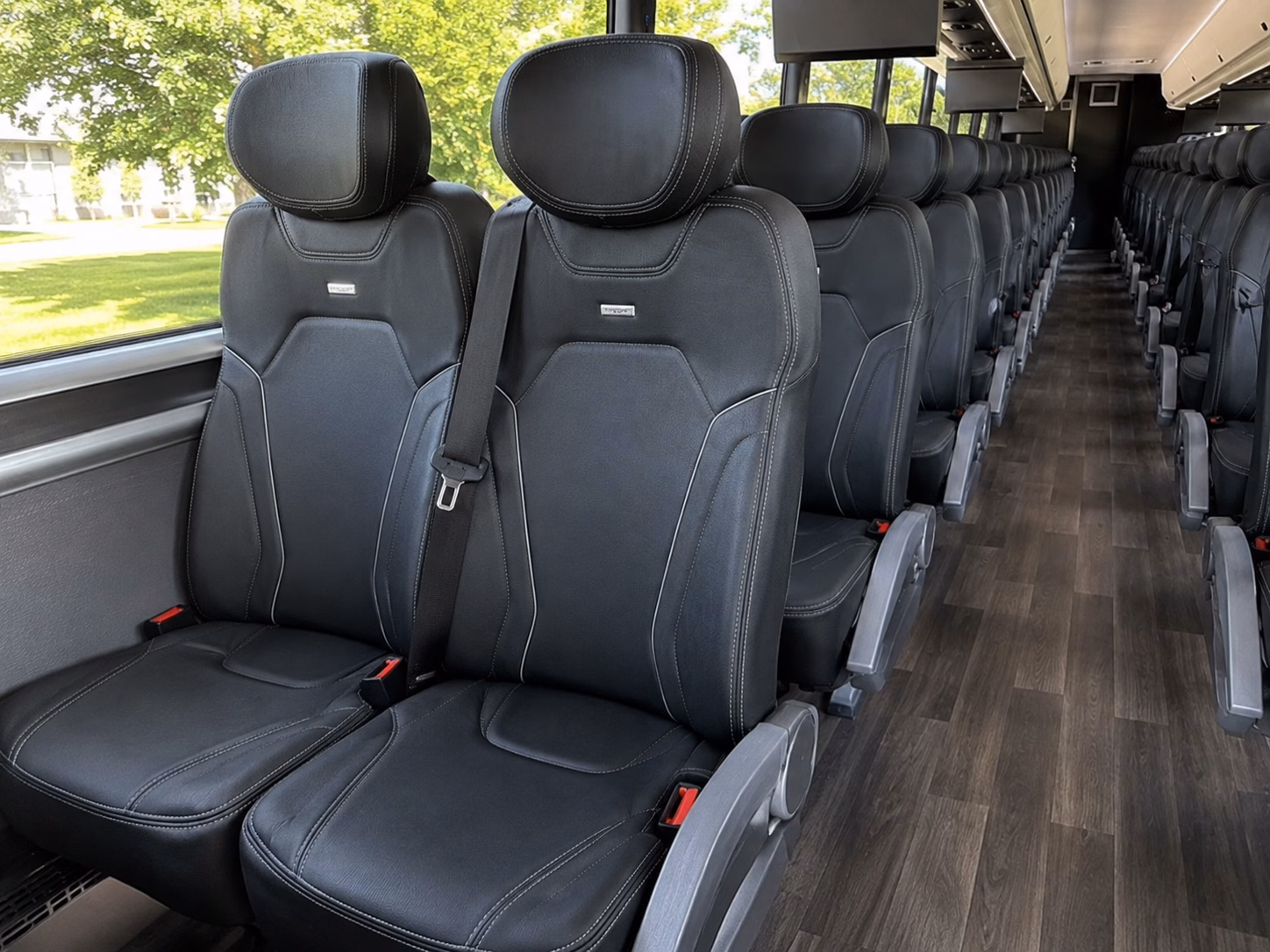 charter bus transfers between charlotte and fort liberty for personnel moves
