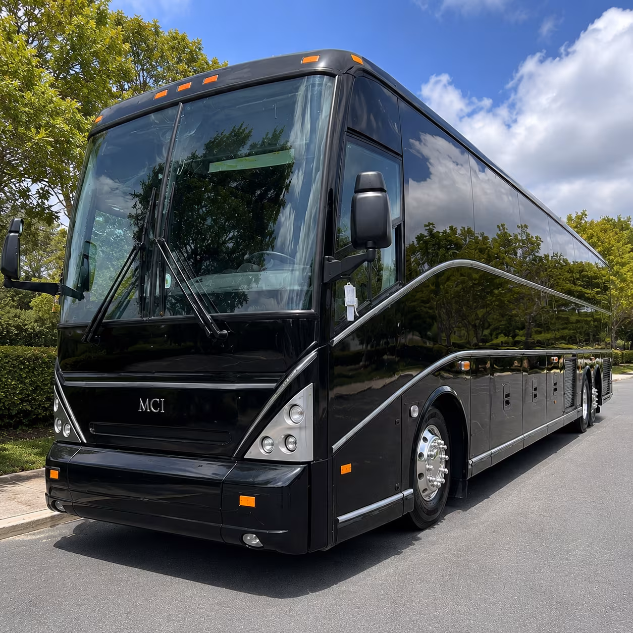 charter buses for large charlotte prom groups school events